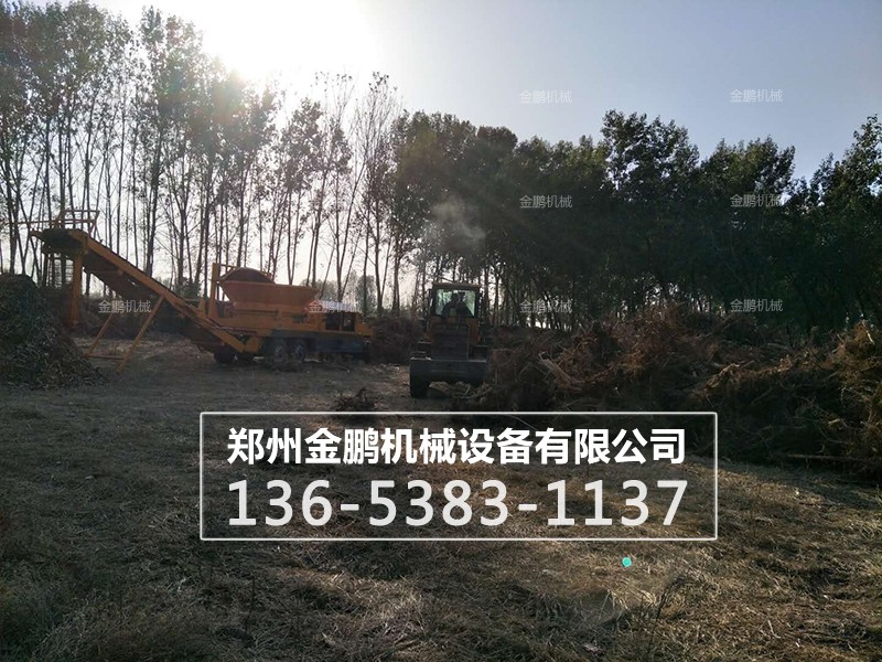 模板破碎機(jī)生產(chǎn)現(xiàn)場(chǎng)