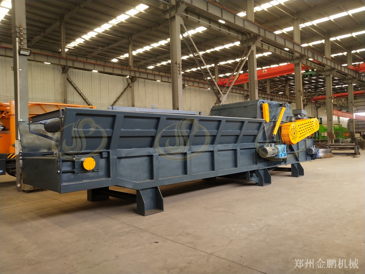 鄭州金鵬大型木材破碎機(jī)適配廢舊大塊木材集中破碎
